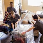 Blanket-wrapped Furniture For Protection